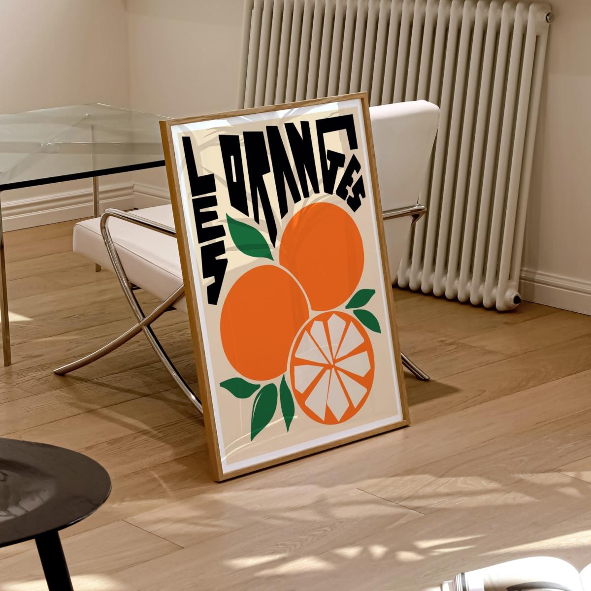 Les Oranges Art Print - A2 Natalie Cass Art – image 3