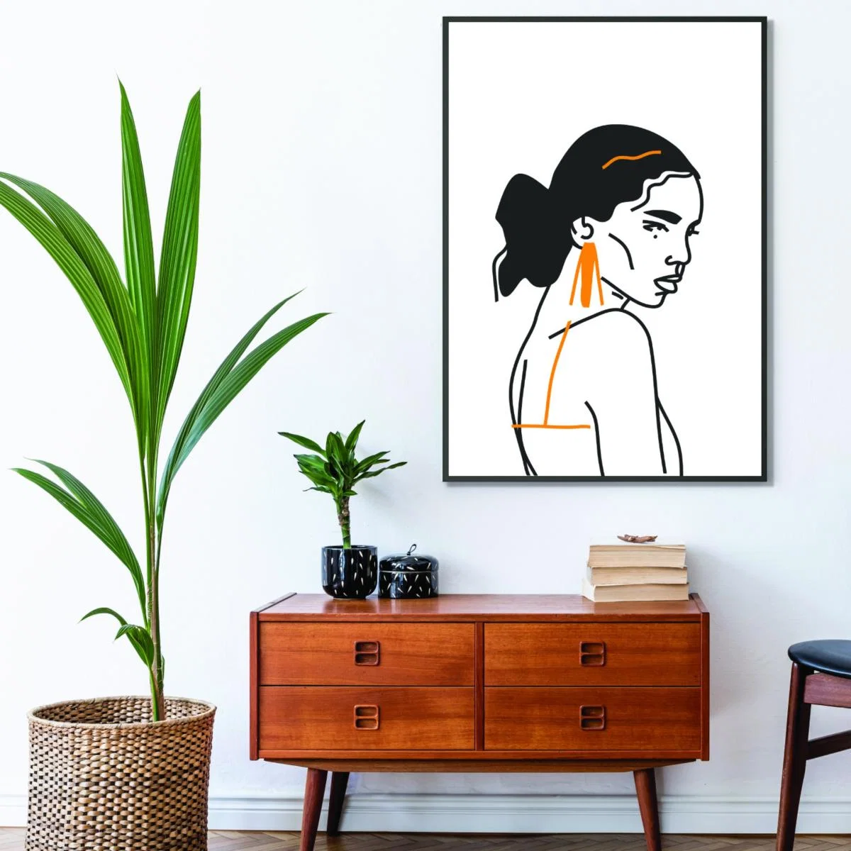 Yellow / Orange Strong Woman Xxs Stanley Print House – image 3