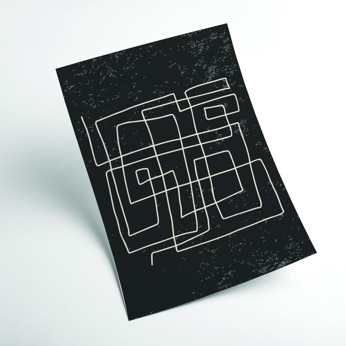 Black And White Lines #4 Medium Stanley Print House – image 2