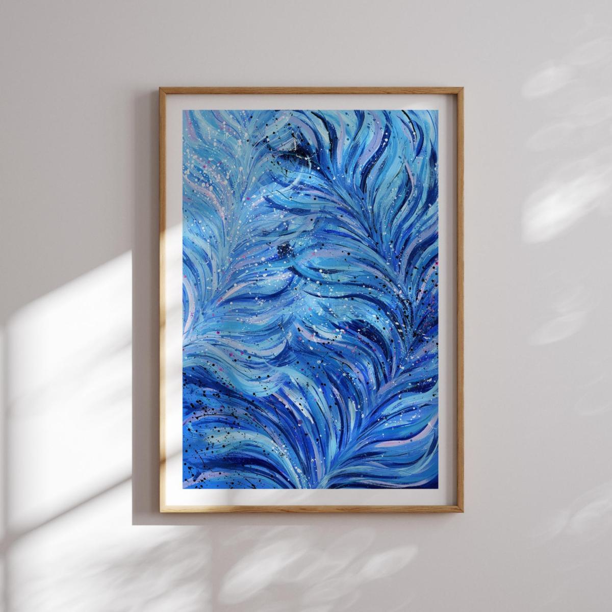 Everything Is Icy & Blue - Abstract Art Print | Jessica Slack Studio – image 2