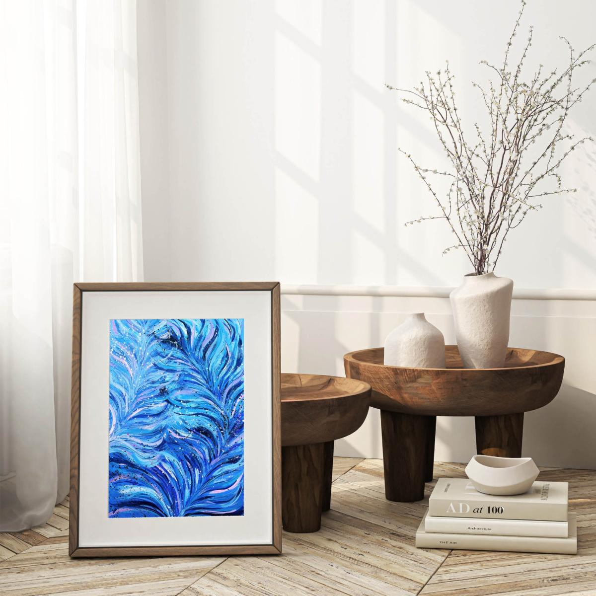 Everything Is Icy & Blue - Abstract Art Print | Jessica Slack Studio – image 4