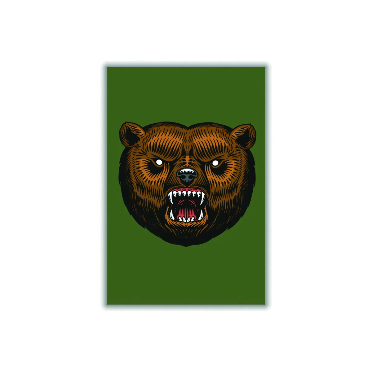 Brown Ol Grizzly Extra Small Stanley Print House – image 1