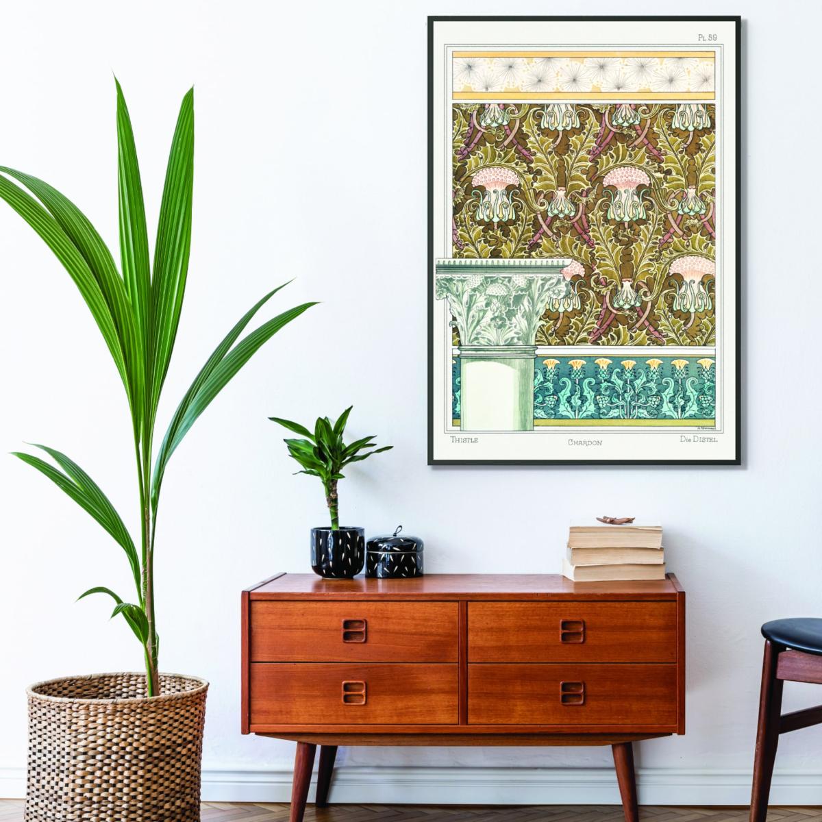 Gold Chardon Thistle Ii Print By Maurice Pillard Verneuil A4 210 X 297Mm Stanley Print House – image 3