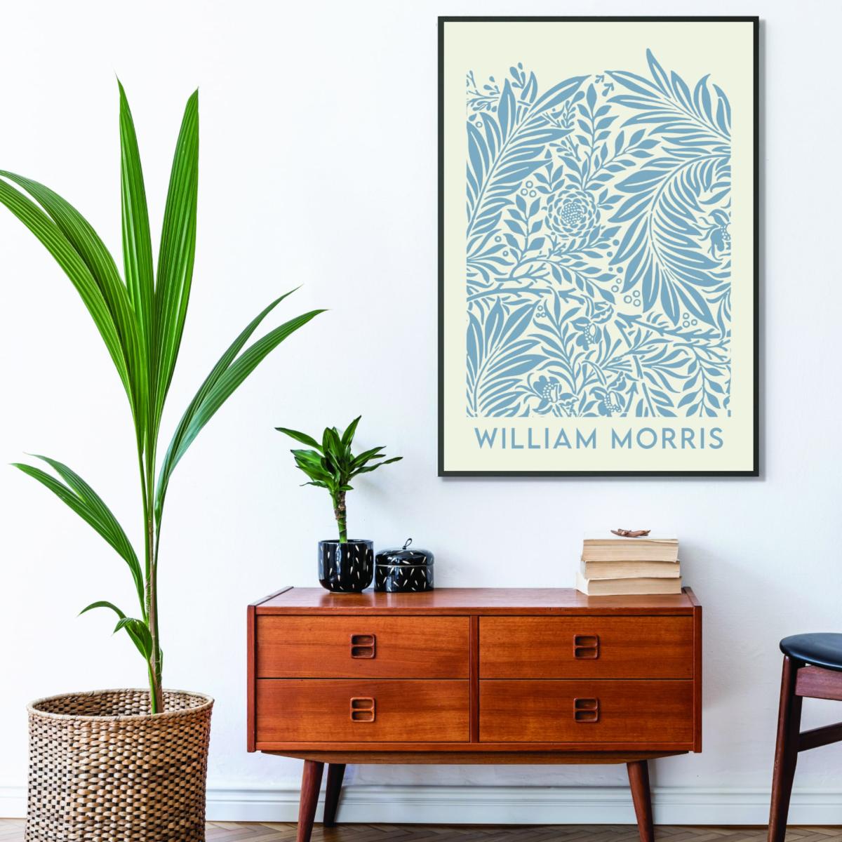 William Morris- Blue Wild Flowers A2 420 X 594Mm Stanley Print House – image 3
