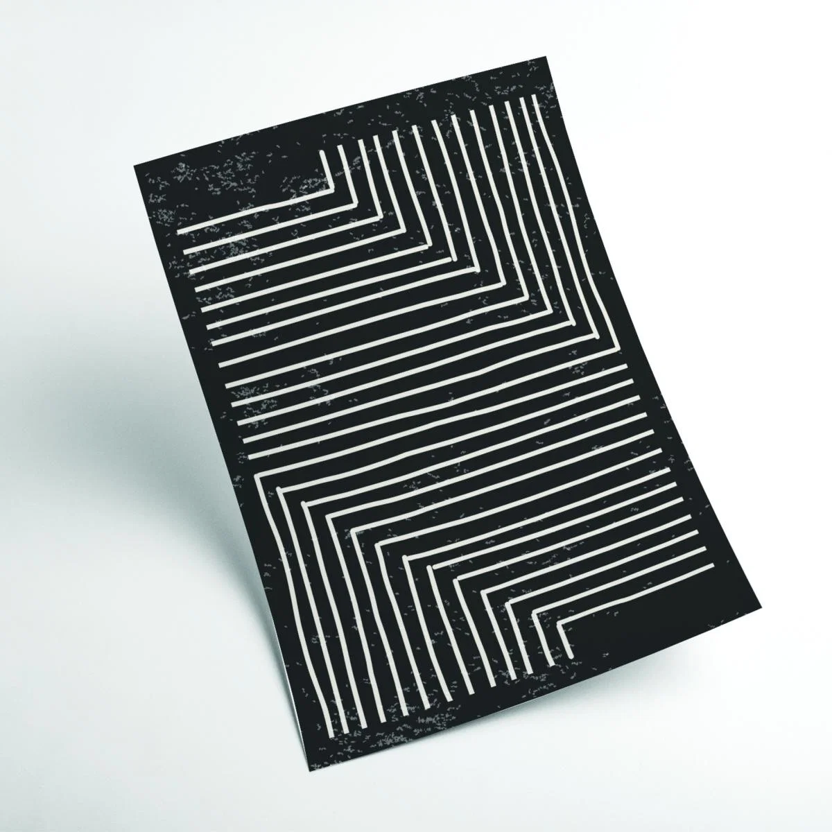Black And White Line 2 A3 297 X 420Mm Stanley Print House – image 2