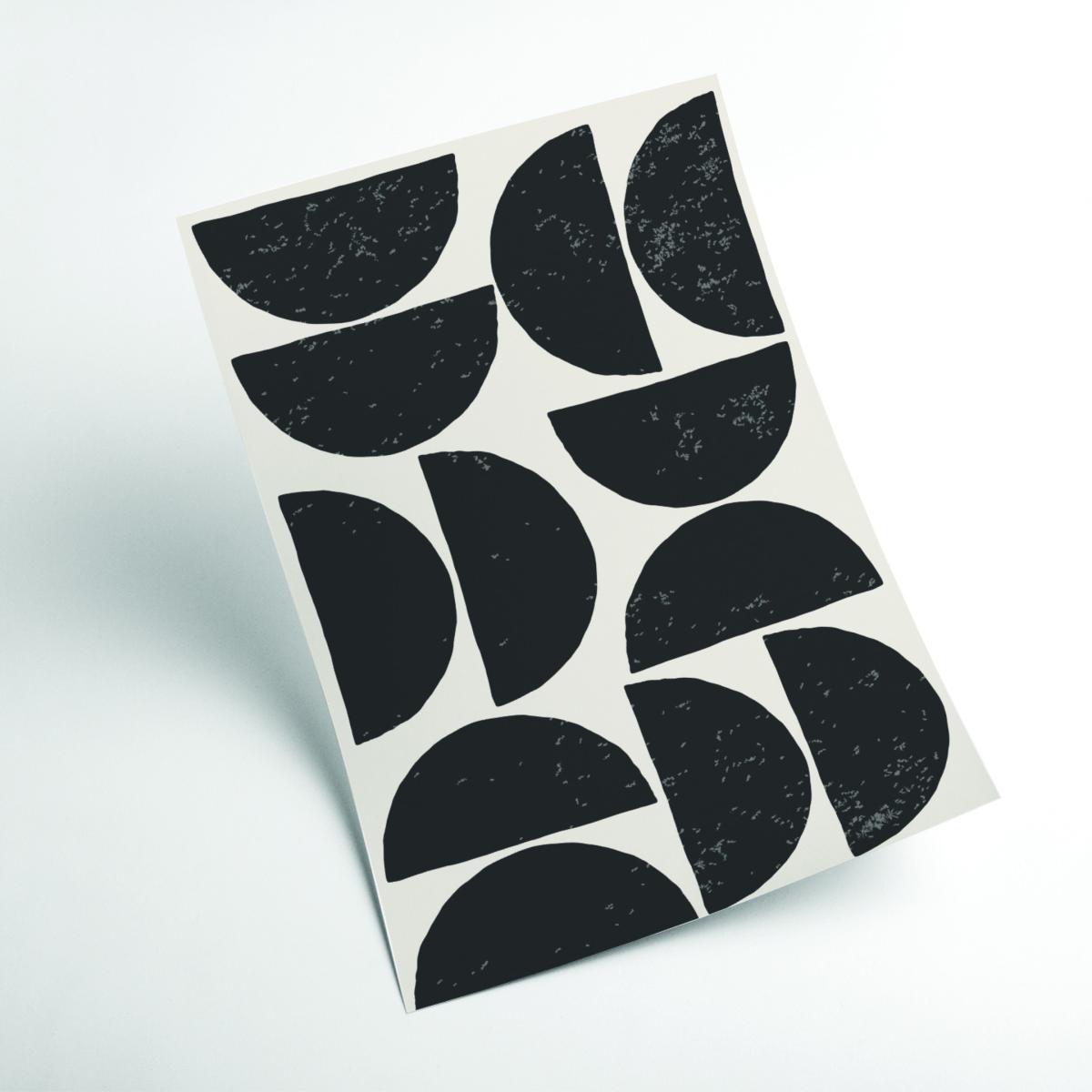 Black Minimal Circles #1 Large Stanley Print House – image 2