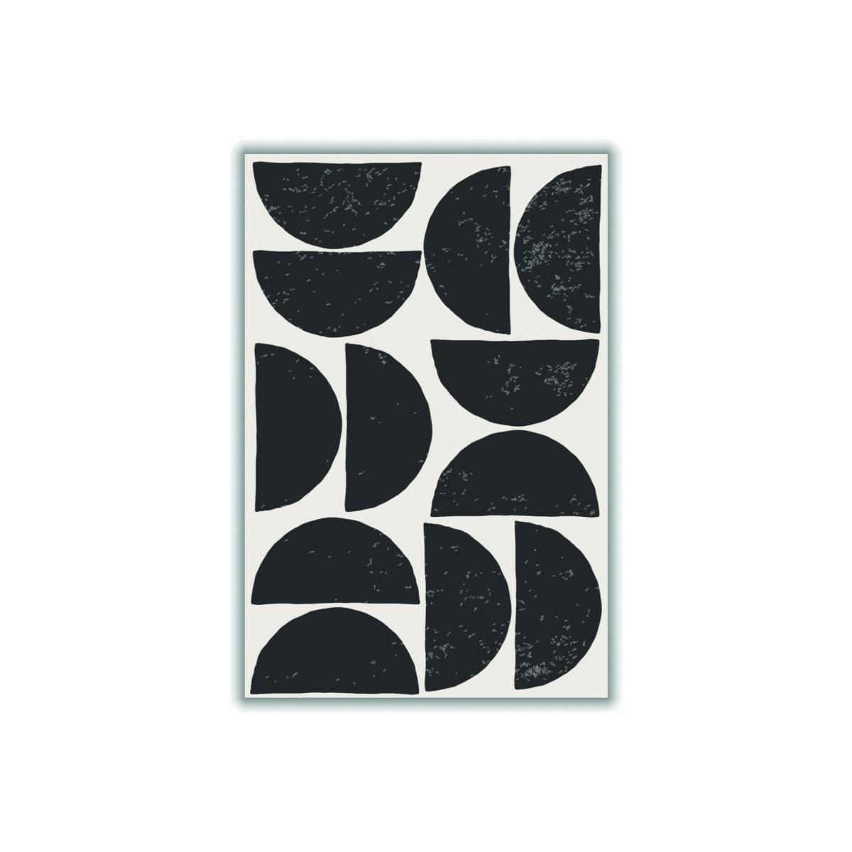 Black Minimal Circles #1 Large Stanley Print House – image 1