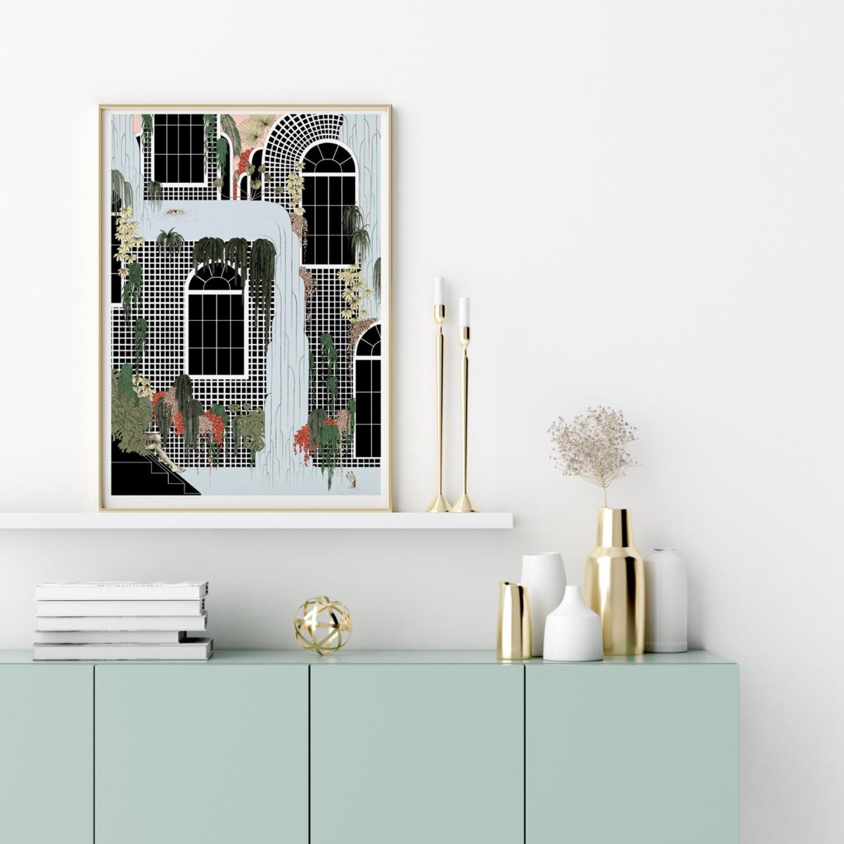 Botanical Gardens - Art Print S A3 297 X 420Mm Abi Overland Jersey – image 2