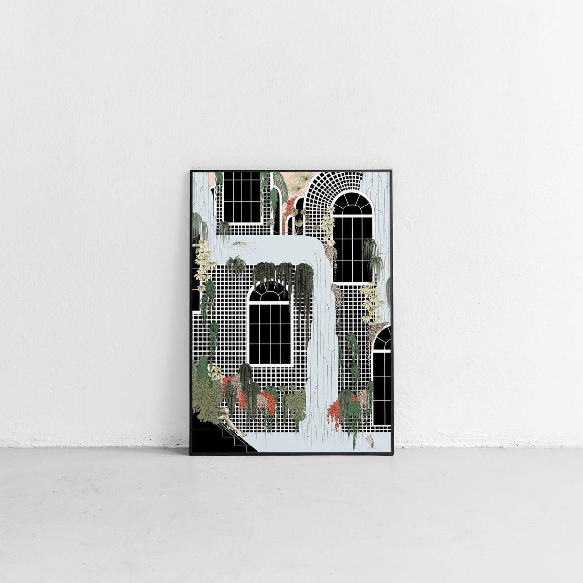 Botanical Gardens - Art Print S A3 297 X 420Mm Abi Overland Jersey – image 4