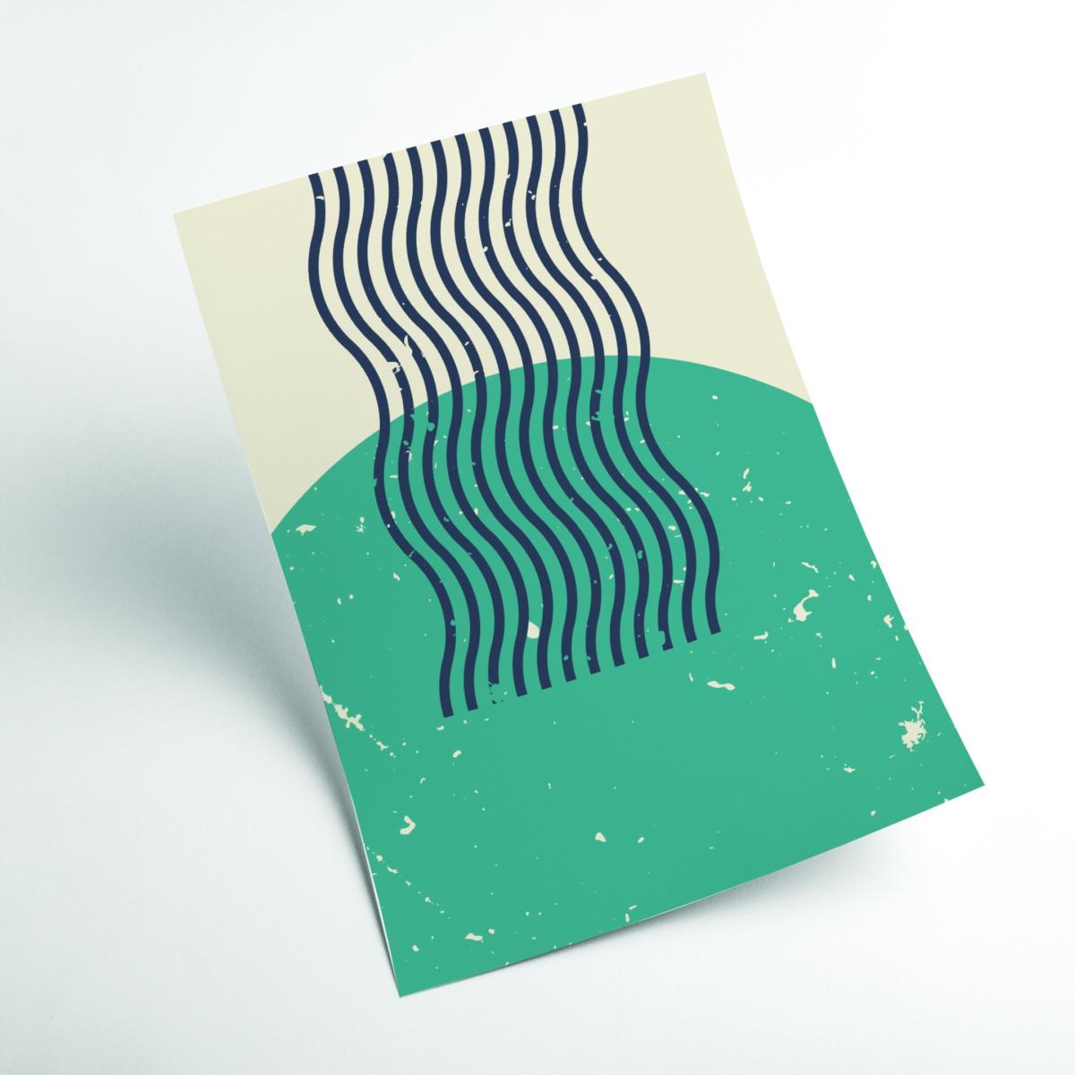 Blue Boho Vibe Series #1 A2 420 X 594Mm Stanley Print House – image 2