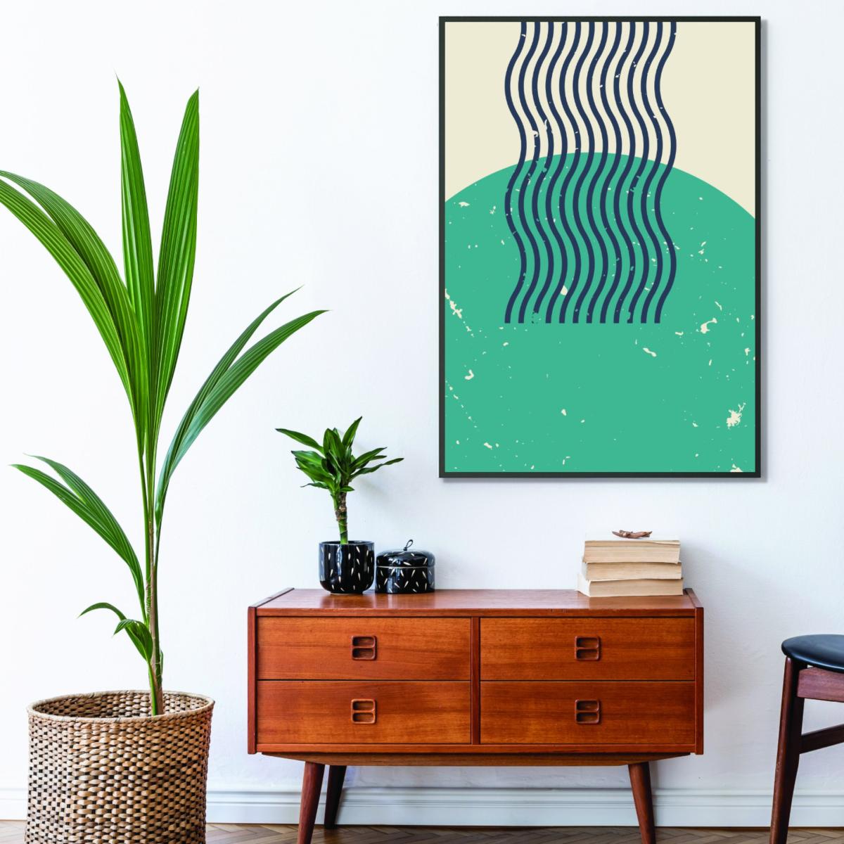 Blue Boho Vibe Series #1 A2 420 X 594Mm Stanley Print House – image 3