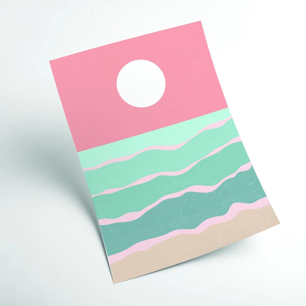 Sunset Over The Ocean #3 Small Stanley Print House – image 2
