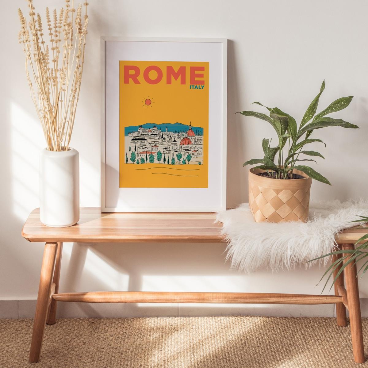 Rome Summer Escapes Print Places & Spaces Art Co. – image 2