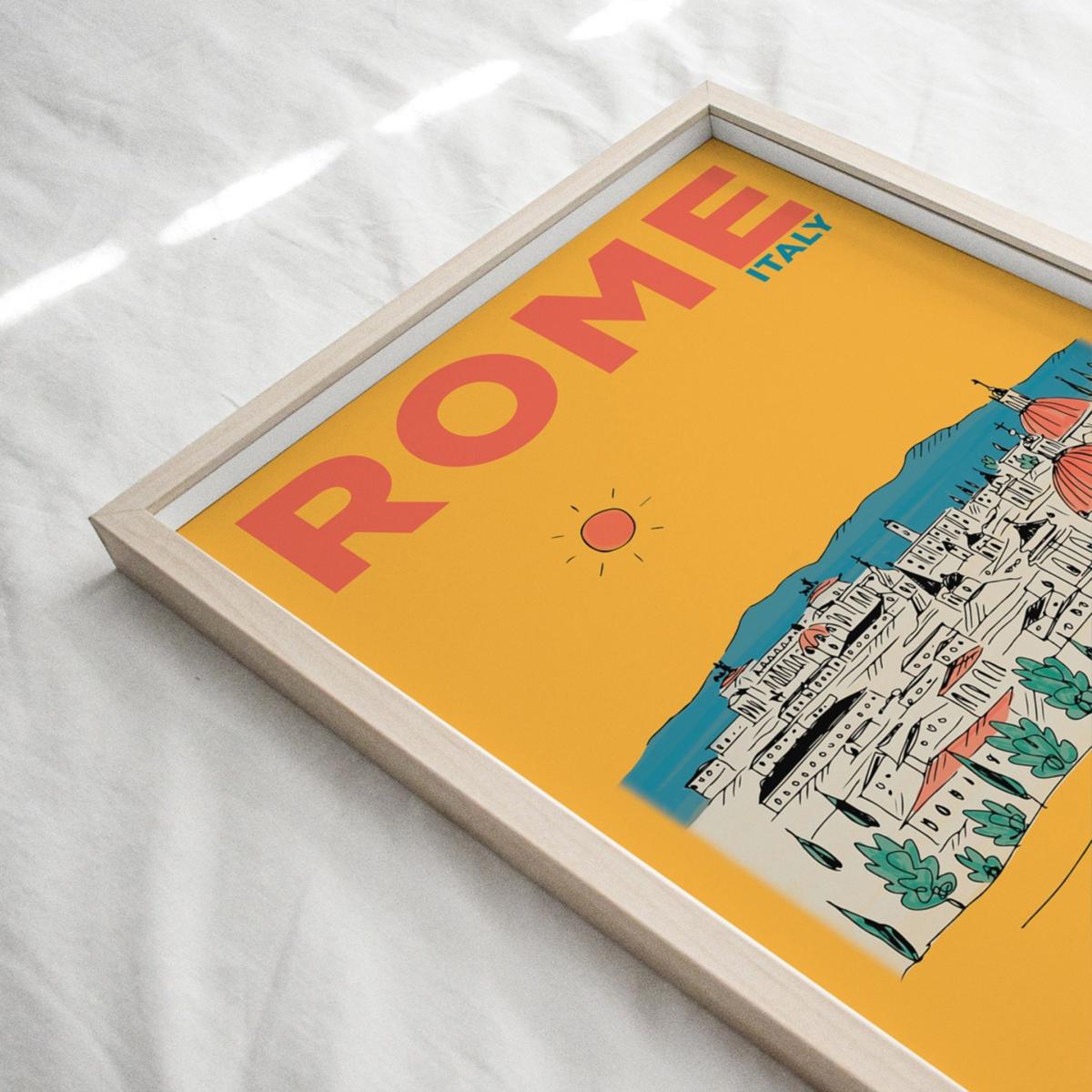 Rome Summer Escapes Print Places & Spaces Art Co. – image 3