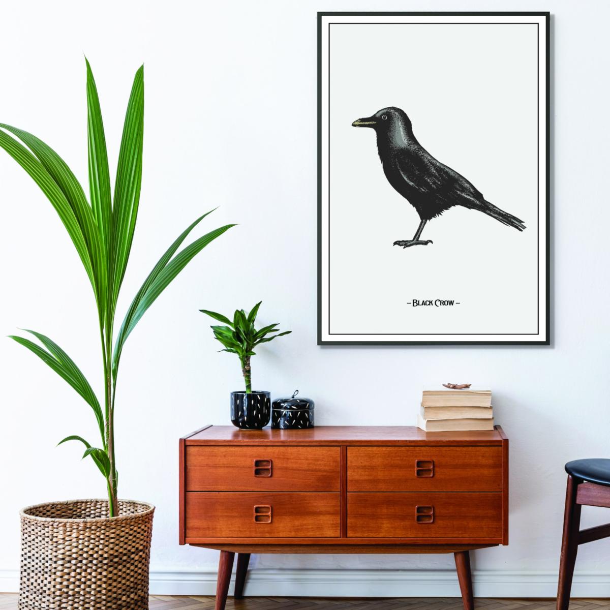 The Black Crow A3 297 X 420Mm Stanley Print House – image 3
