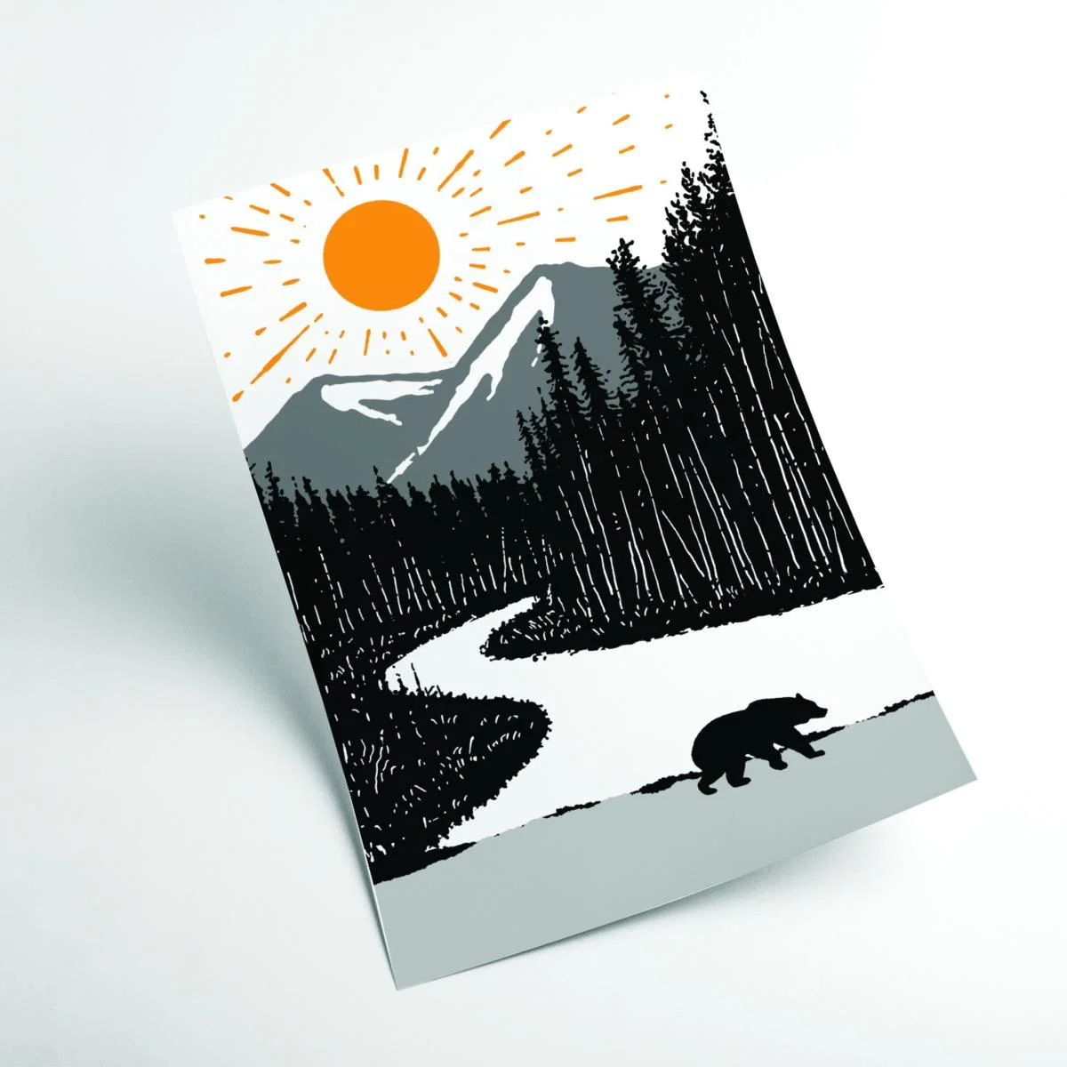 Black Bear By The River Extra Large Stanley Print House – image 2