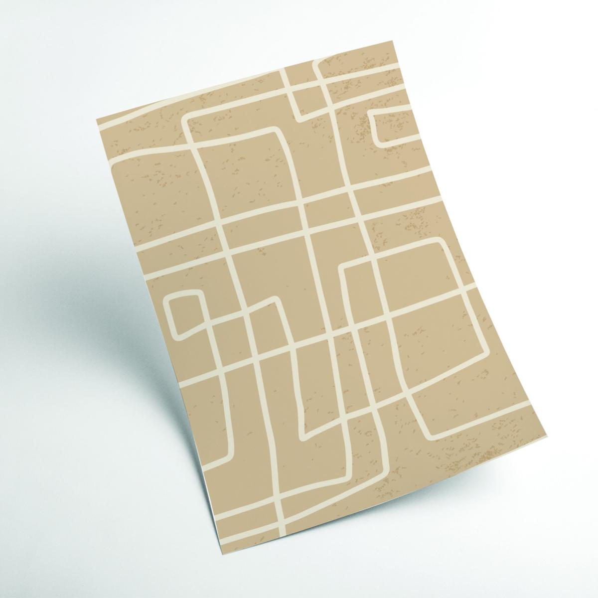 Brown Minimal Line Series 2 Medium Stanley Print House – image 2