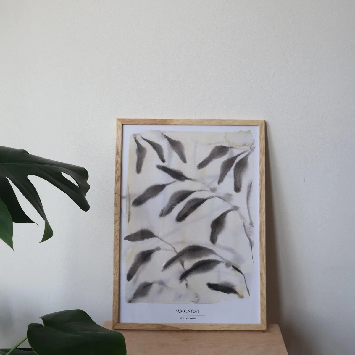Neutrals / Grey A4 - 'Amongst' Botanical Leaf Print A4 210 X 297Mm Rosanna Corfe – image 3