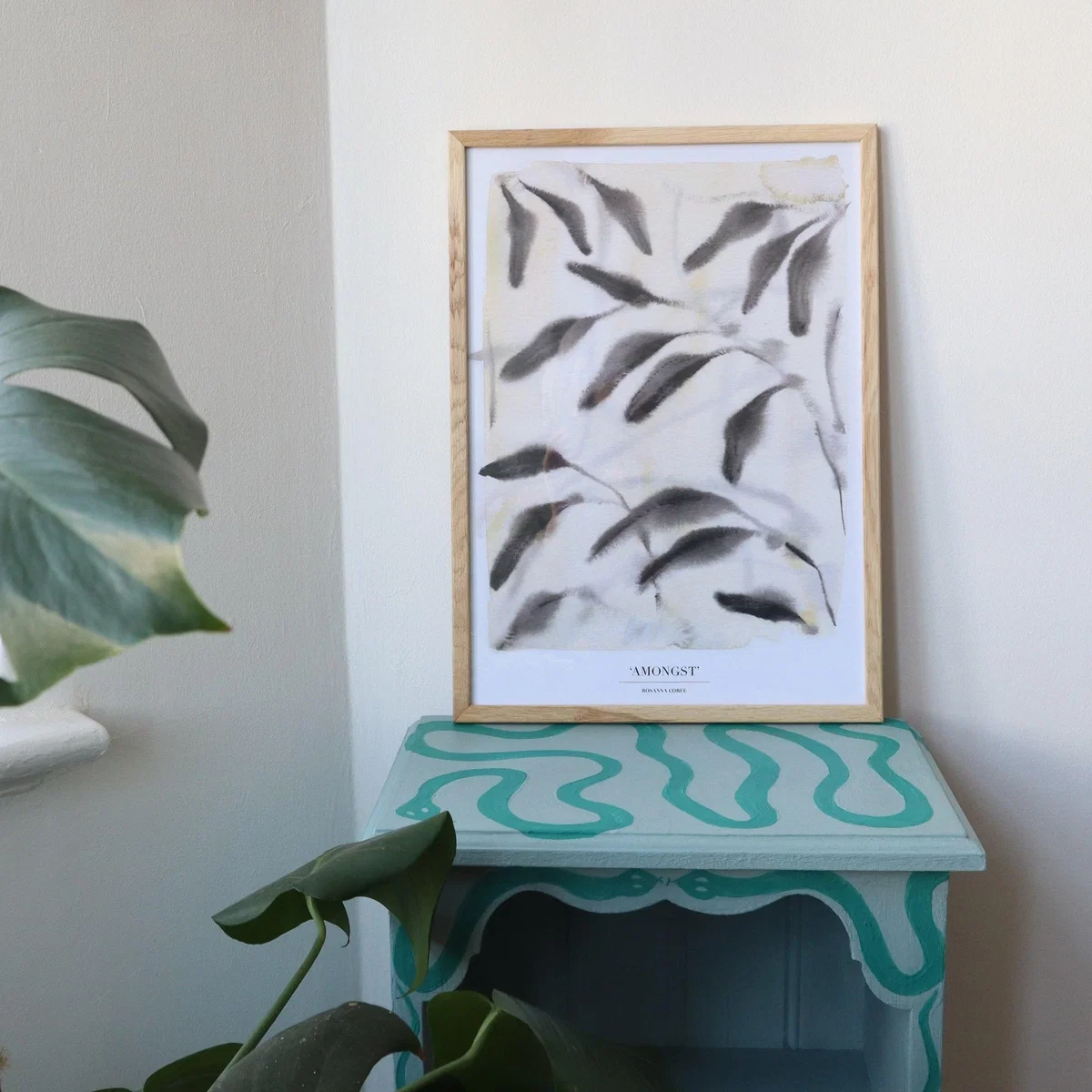 Neutrals / Grey A4 - 'Amongst' Botanical Leaf Print A4 210 X 297Mm Rosanna Corfe – image 4
