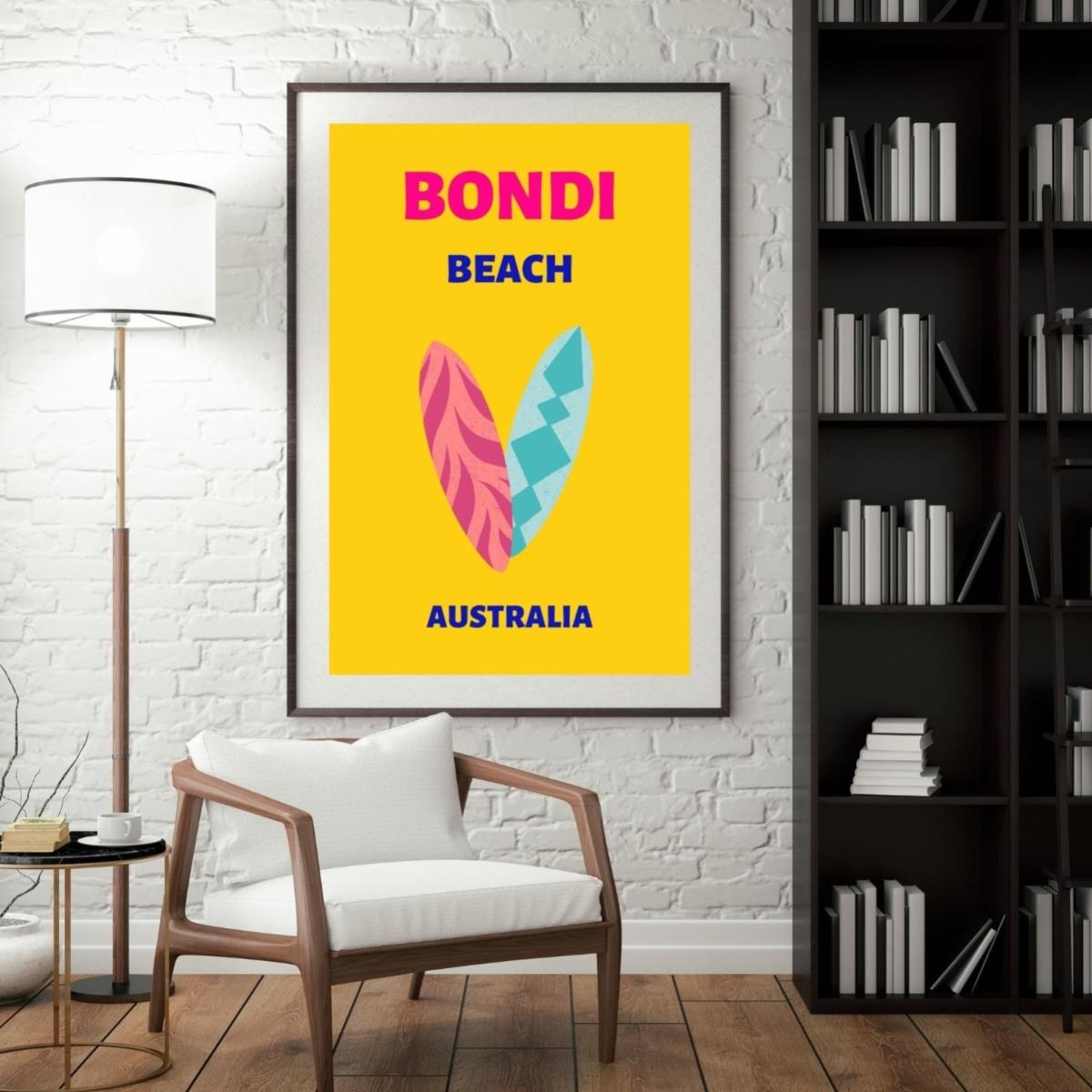 Yellow / Orange Bondi Beach Vibes | Artchi – image 3
