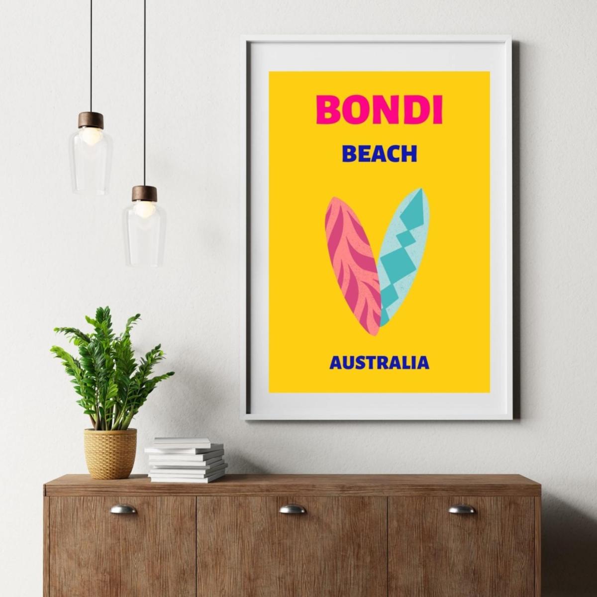 Yellow / Orange Bondi Beach Vibes | Artchi – image 4