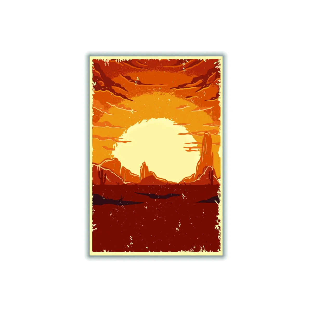Brown Desert Sunset Extra Large Stanley Print House – image 1