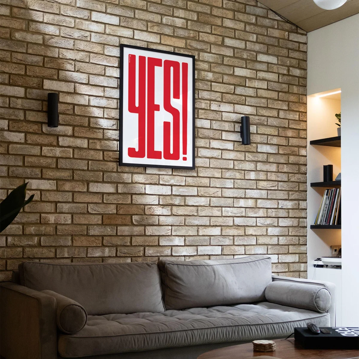Red Yes! Crimson - Giclee Fine Art Print - Large | A2 | 420 X 594Mm | East Side Studio London – image 3