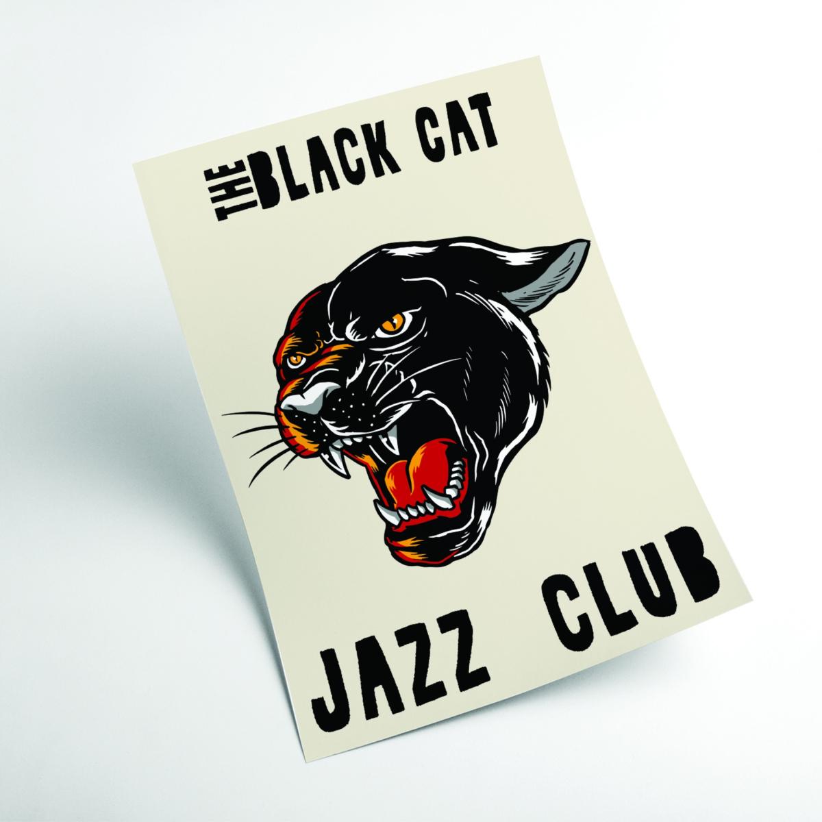 The Black Cat Jazz Club Extra Small Stanley Print House – image 2