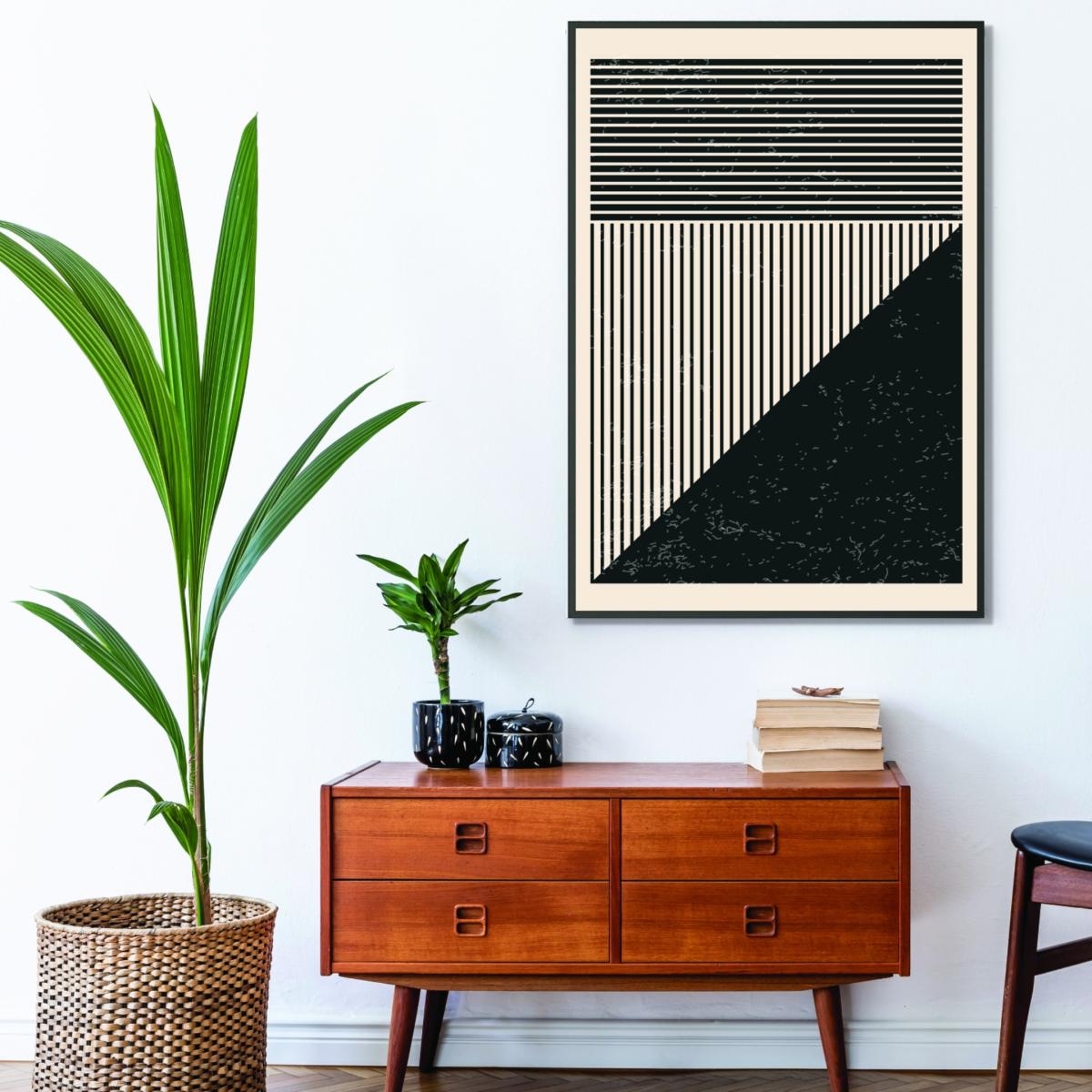 Black And White Lines Series #3 A4 210 X 297Mm Stanley Print House – image 3