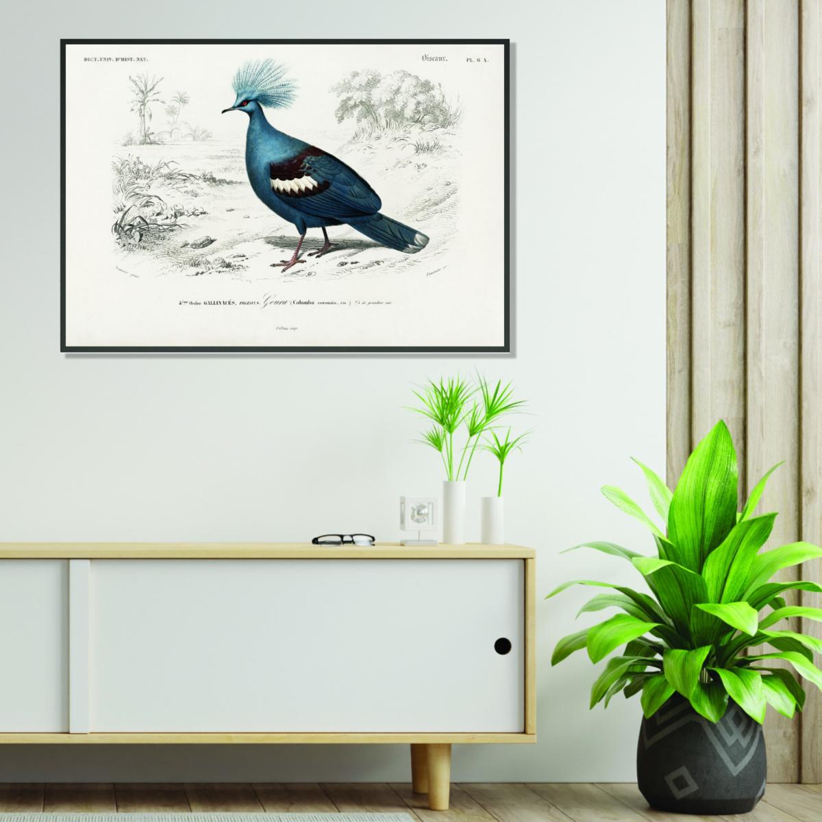 Blue Goura Large Stanley Print House – image 3
