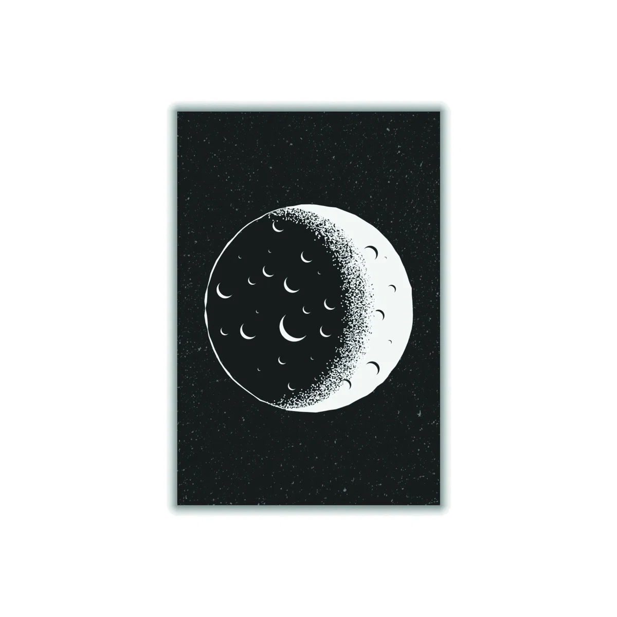 White Moon Vibes Medium Stanley Print House – image 1