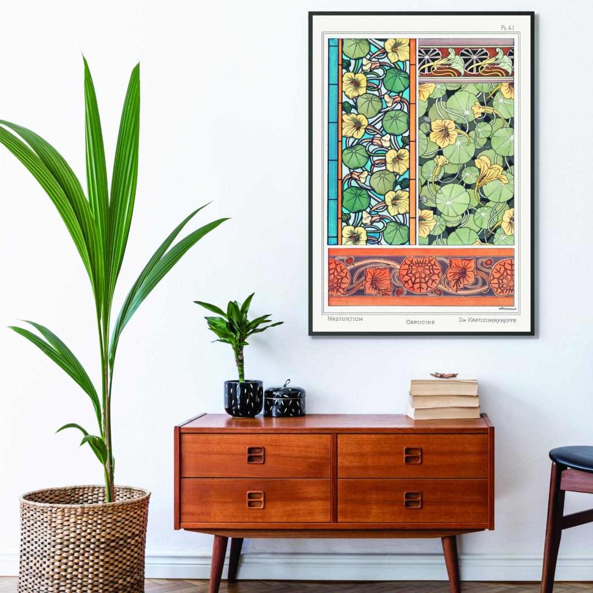 Vintage Botanicals Capucine Nasturtium Iii A2 420 X 594Mm Stanley Print House – image 3