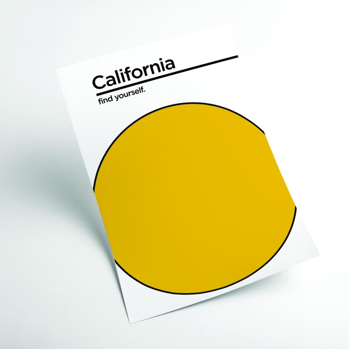 Yellow / Orange California Find Yourself Extra Small Stanley Print House – image 2