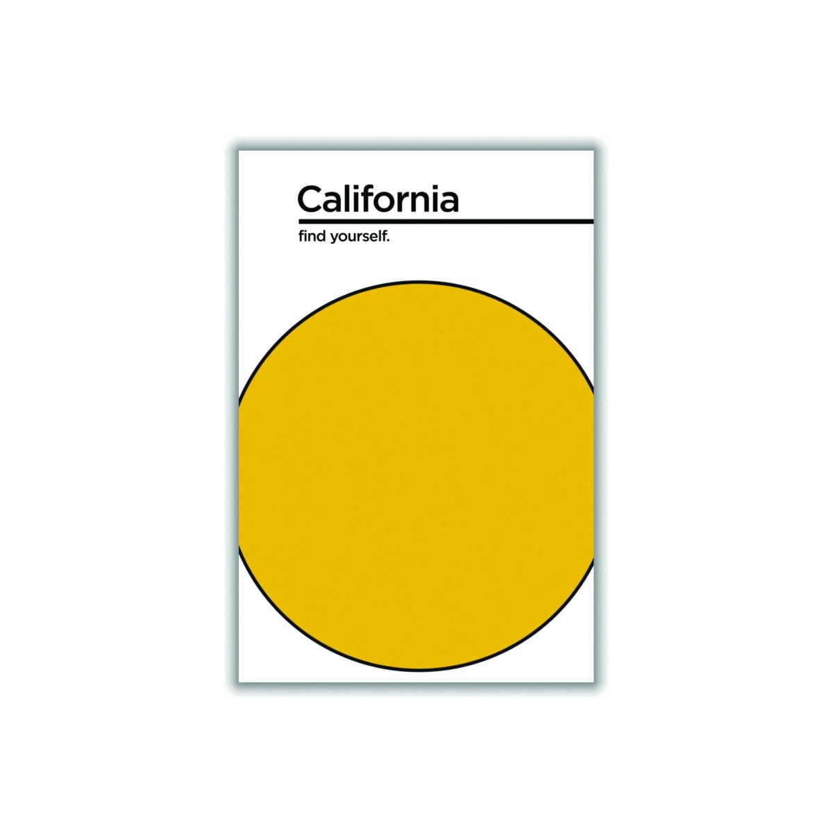 Yellow / Orange California Find Yourself Extra Small Stanley Print House – image 1