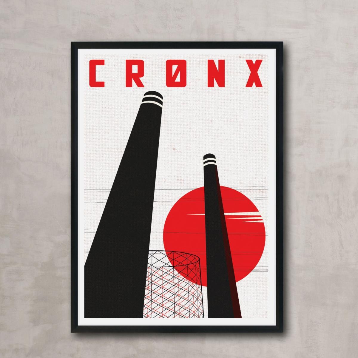Cronx Croydon Illustrated Art Print Of London A3 297 X 420Mm Eye for London Prints – image 3