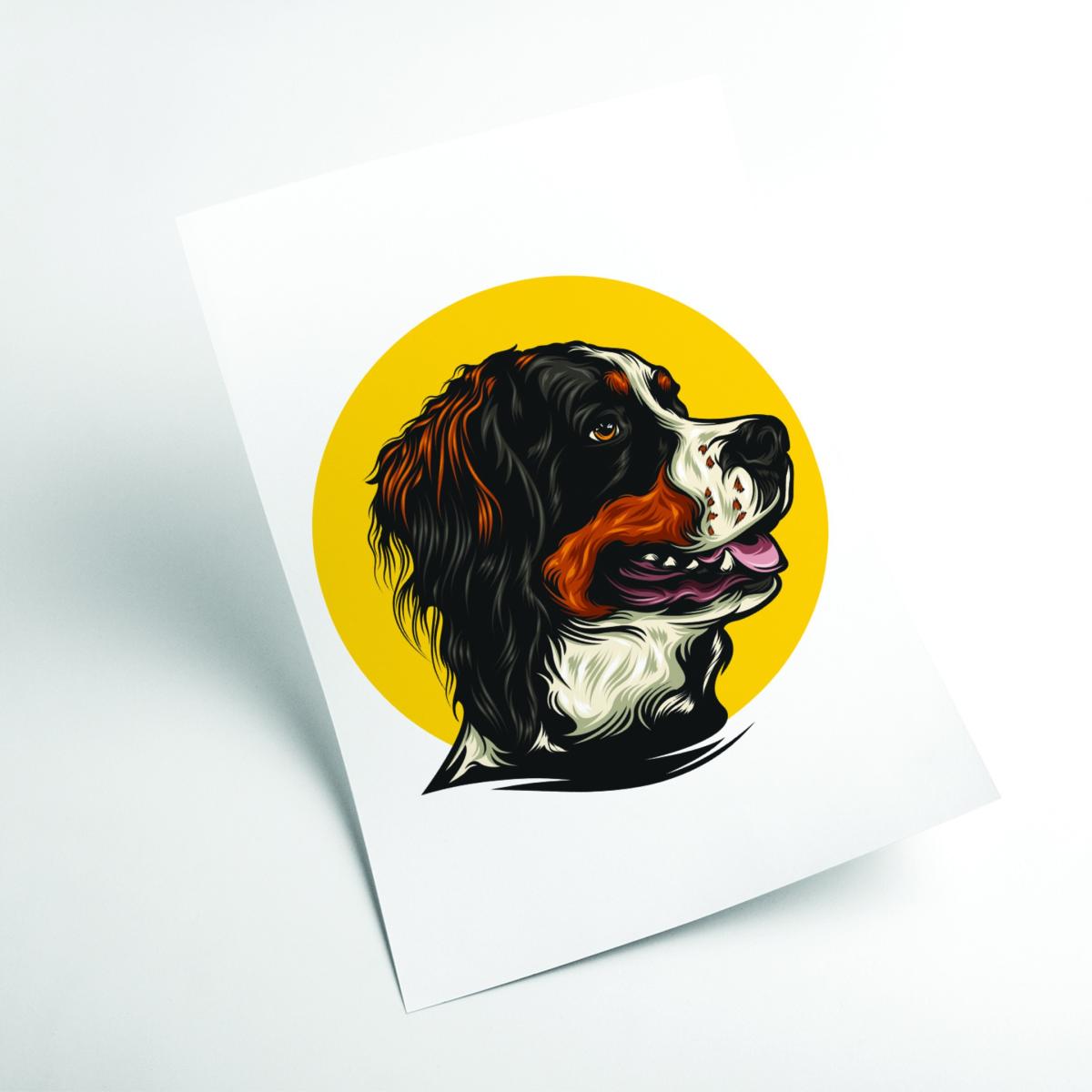 Yellow / Orange The Best Boy A2 420 X 594Mm Stanley Print House – image 2