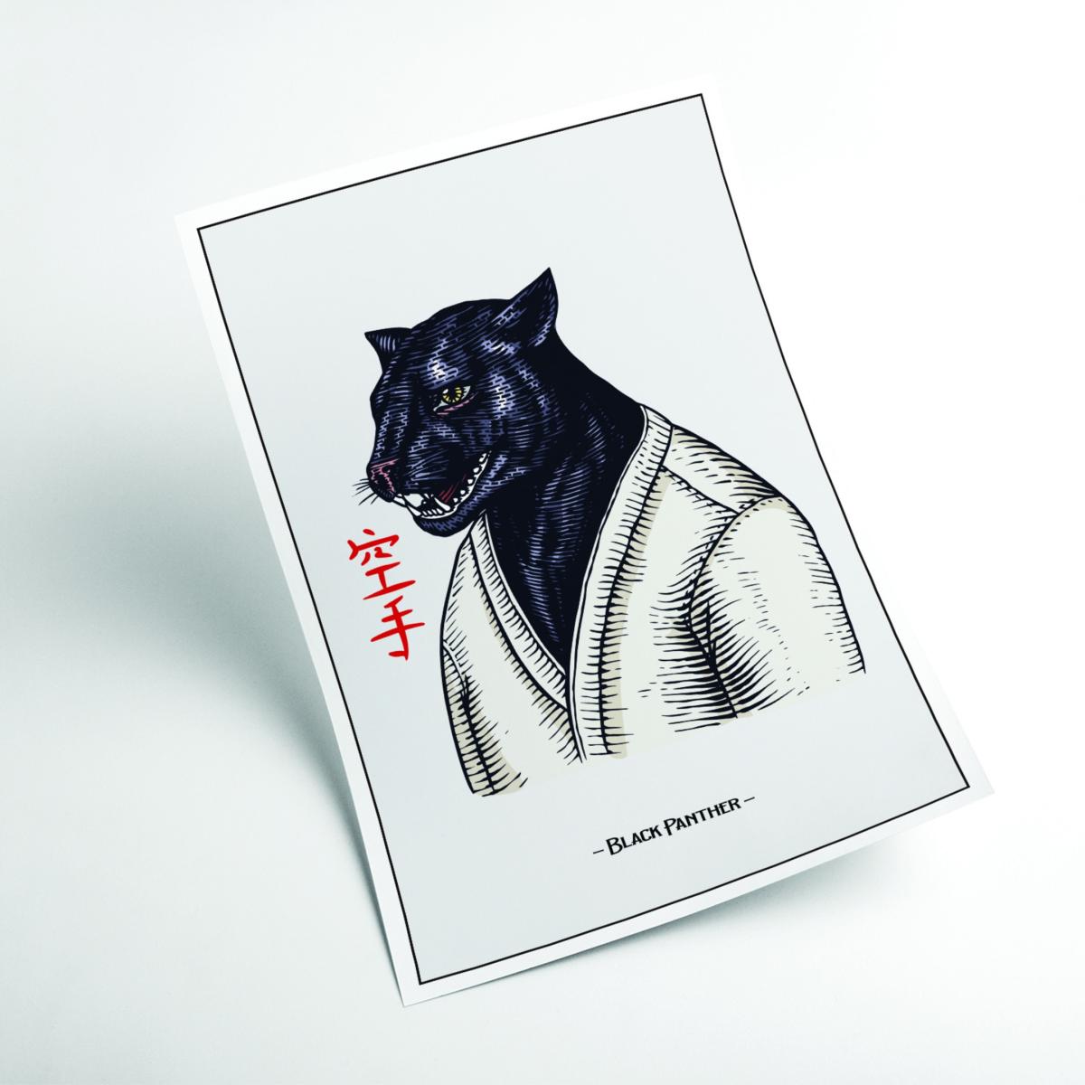 Black Panther A1 594 X 841Mm Stanley Print House – image 2