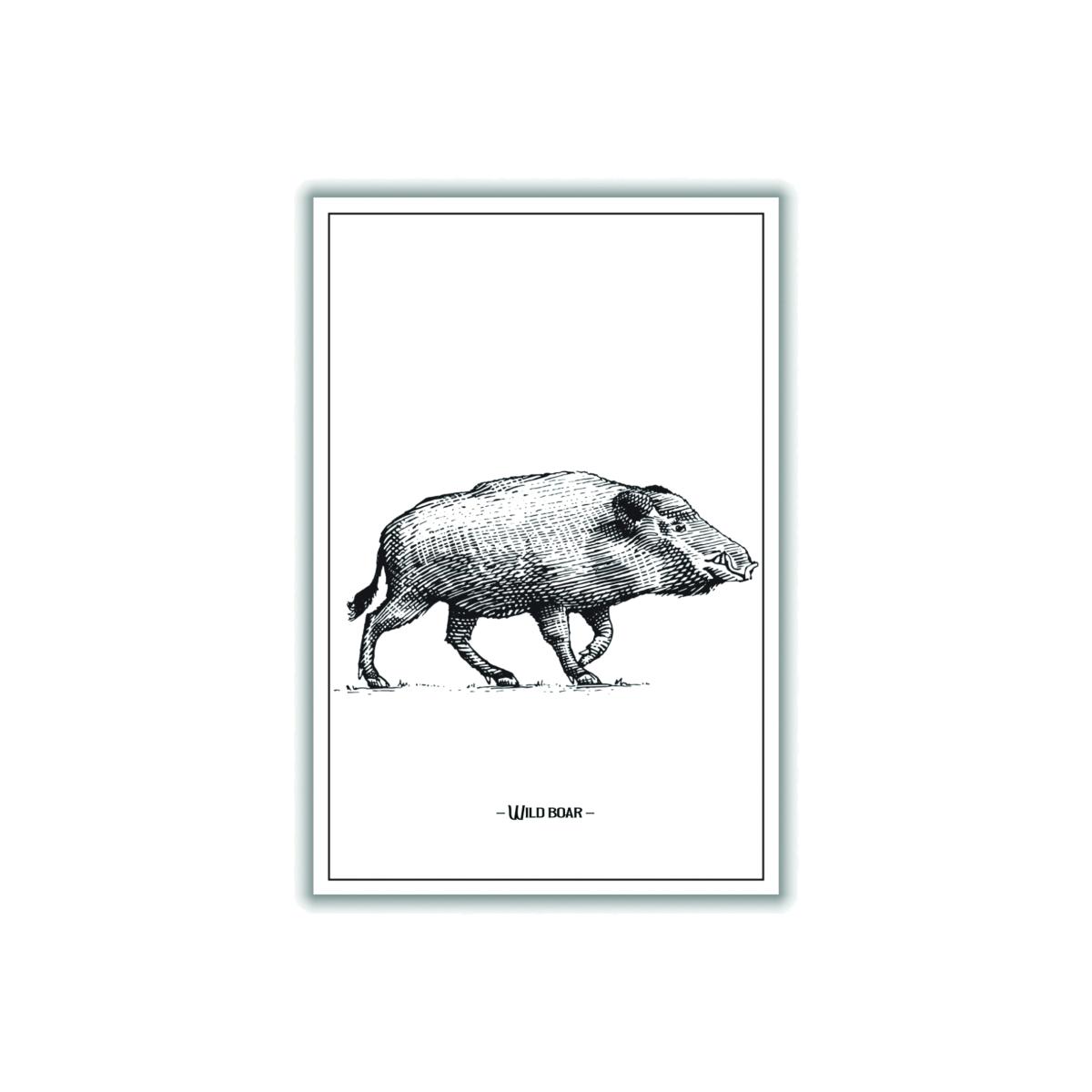 Grey Wild Boar Medium Stanley Print House – image 1
