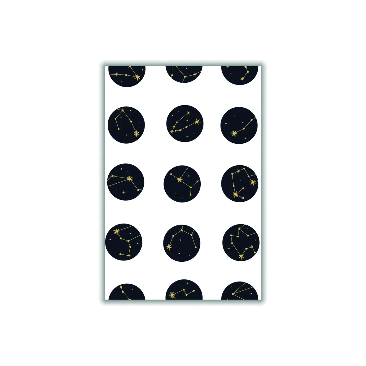Black Constellations A4 210 X 297Mm Stanley Print House – image 1