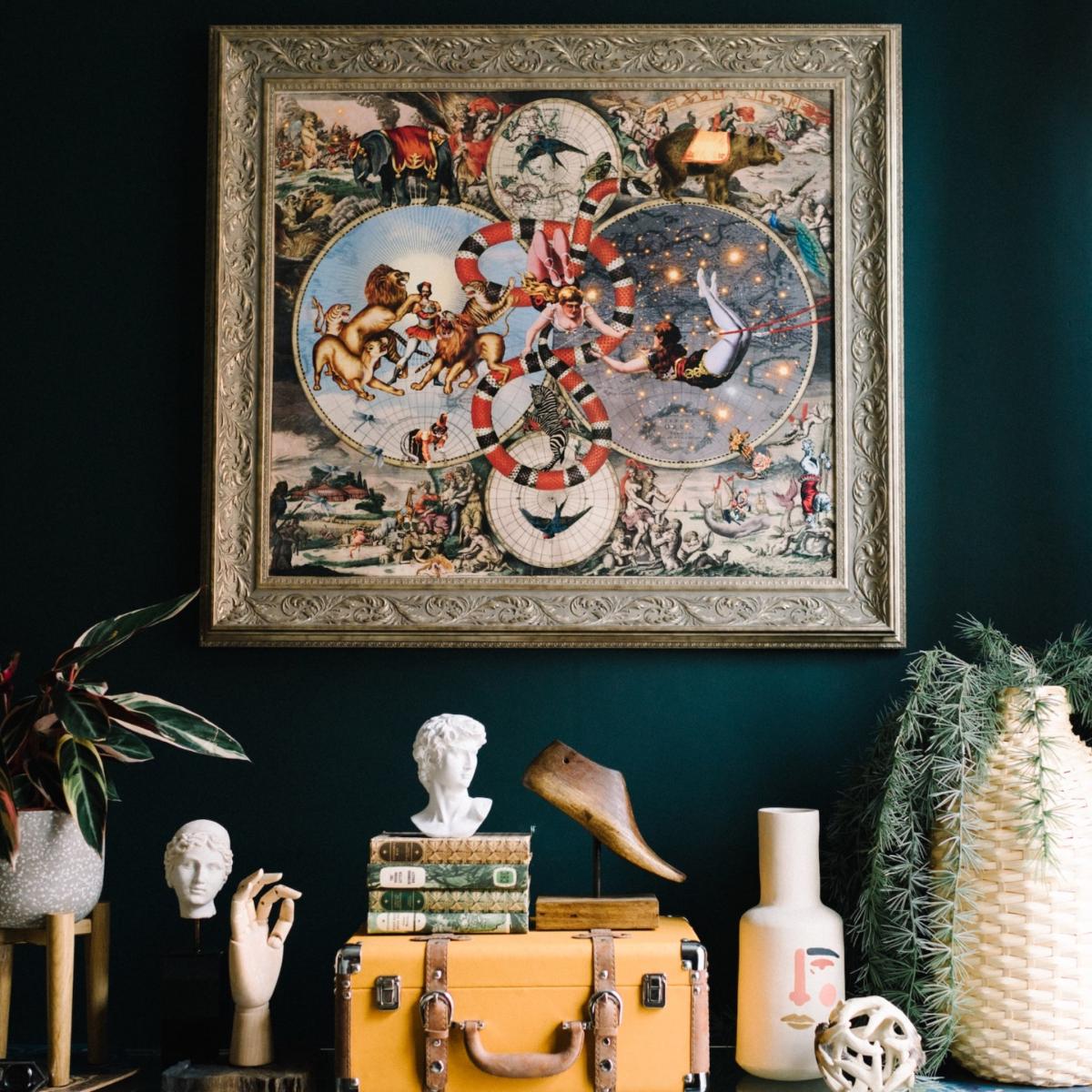 Brown Le Cirque Du Monde Limited Edition Print Myrtle & Mary – image 2