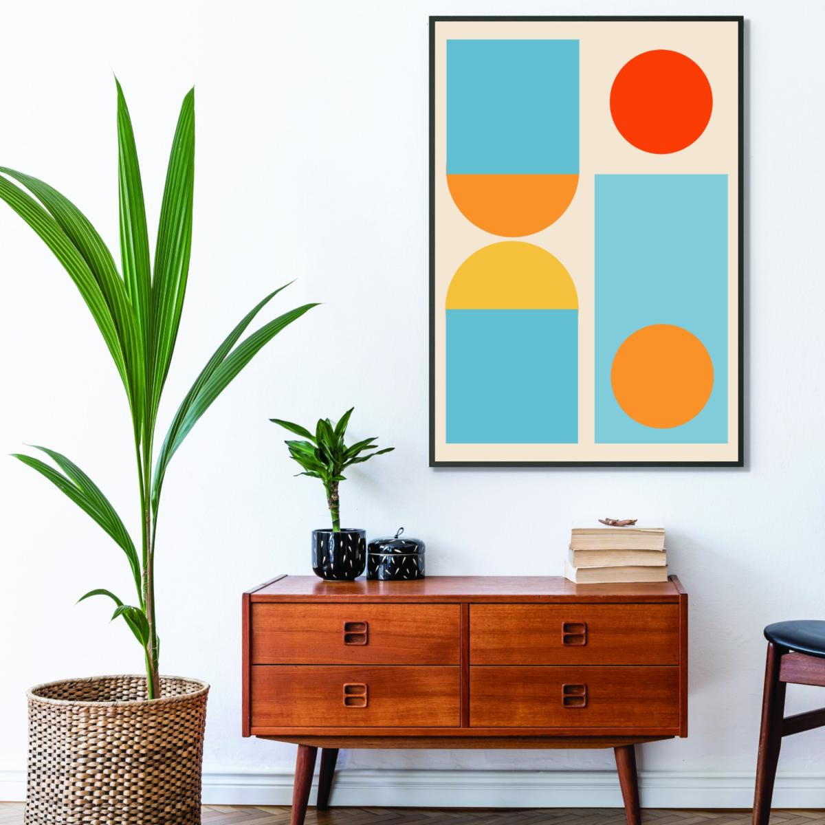 Bright Minimal Shapes Series #4 Small Stanley Print House – image 3