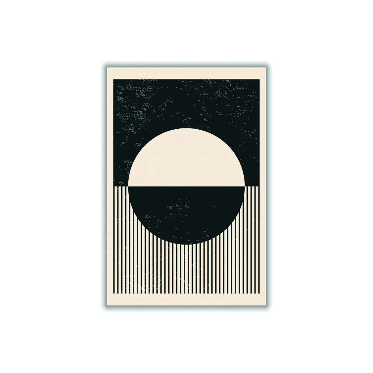 Black And White Planets Series #4 A1 594 X 841Mm Stanley Print House – image 1