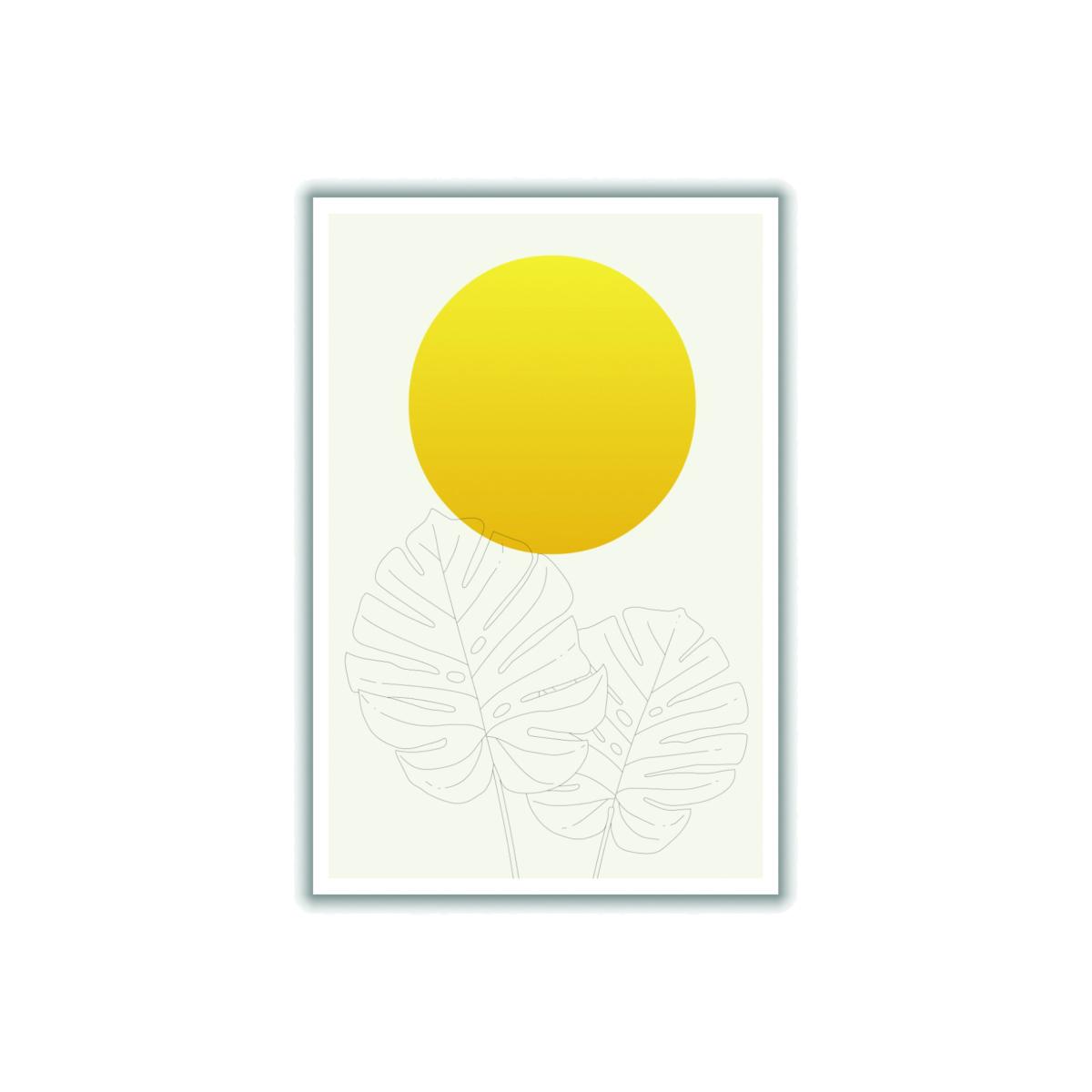 Yellow / Orange Botanical Yellow 1 A2 420 X 594Mm Stanley Print House – image 1
