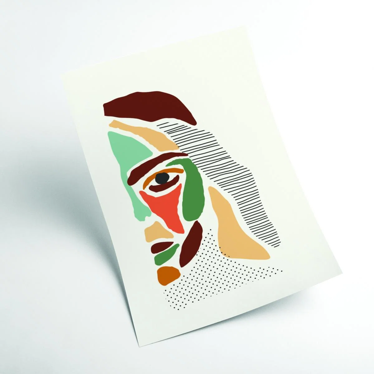 Color Abstract Faces #3 Xxs Stanley Print House – image 2