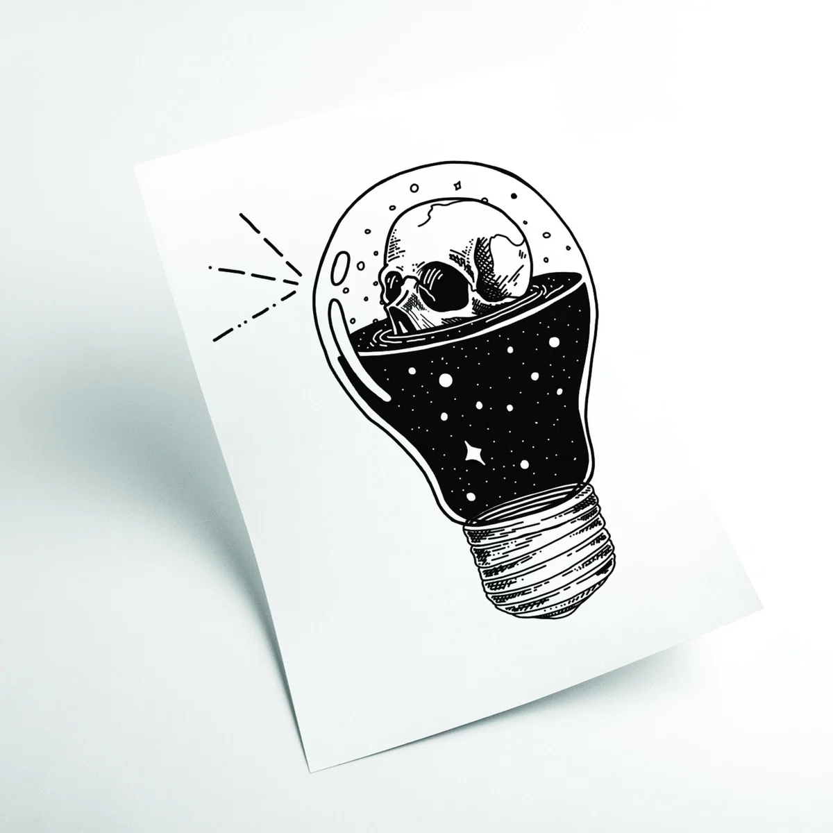 Black I Think He Had An Idea A3 297 X 420Mm Stanley Print House – image 2
