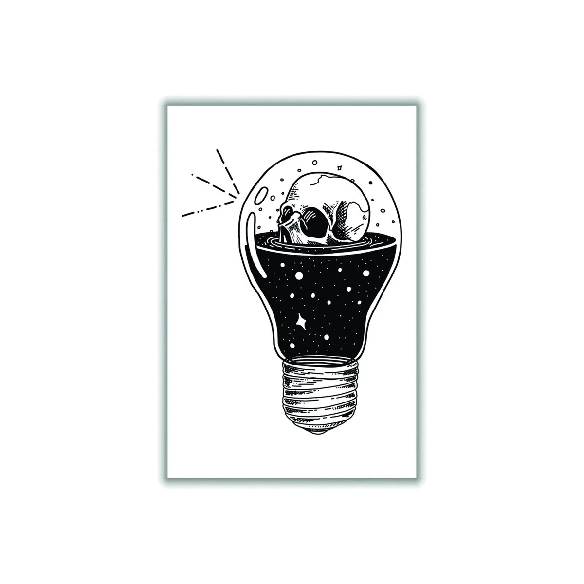 Black I Think He Had An Idea A3 297 X 420Mm Stanley Print House – image 1