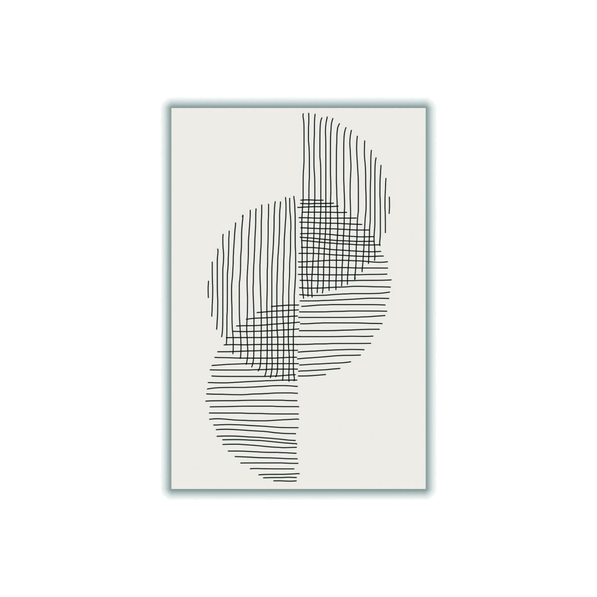 Black Minimal Circle Series #1 A4 210 X 297Mm Stanley Print House – image 1