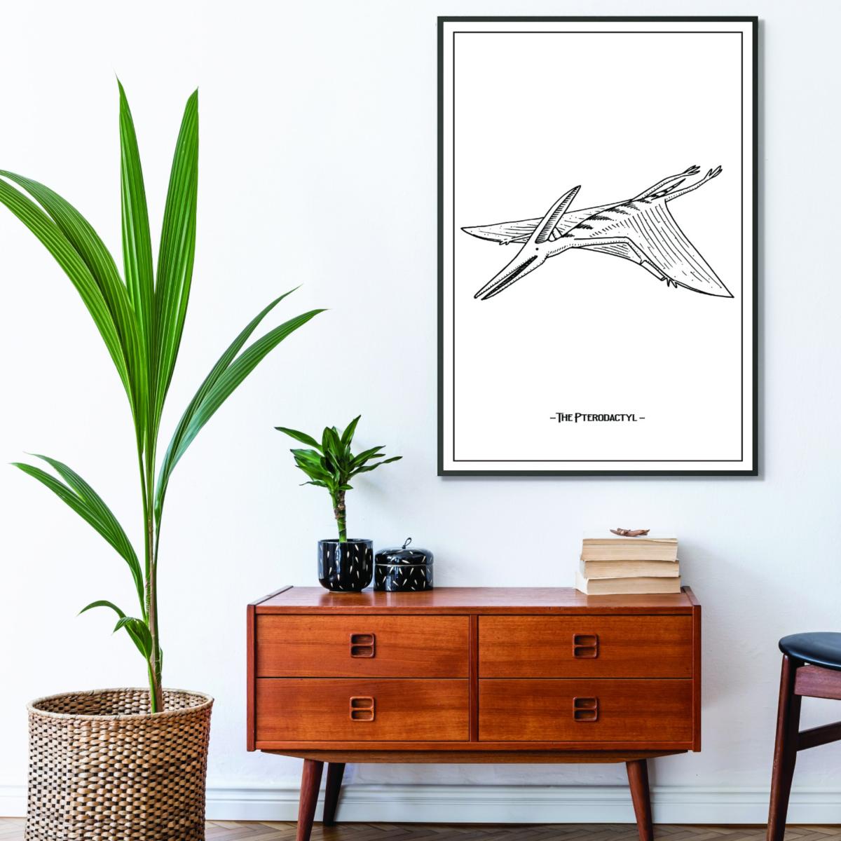 Black The Pterodactyl A2 420 X 594Mm Stanley Print House – image 3