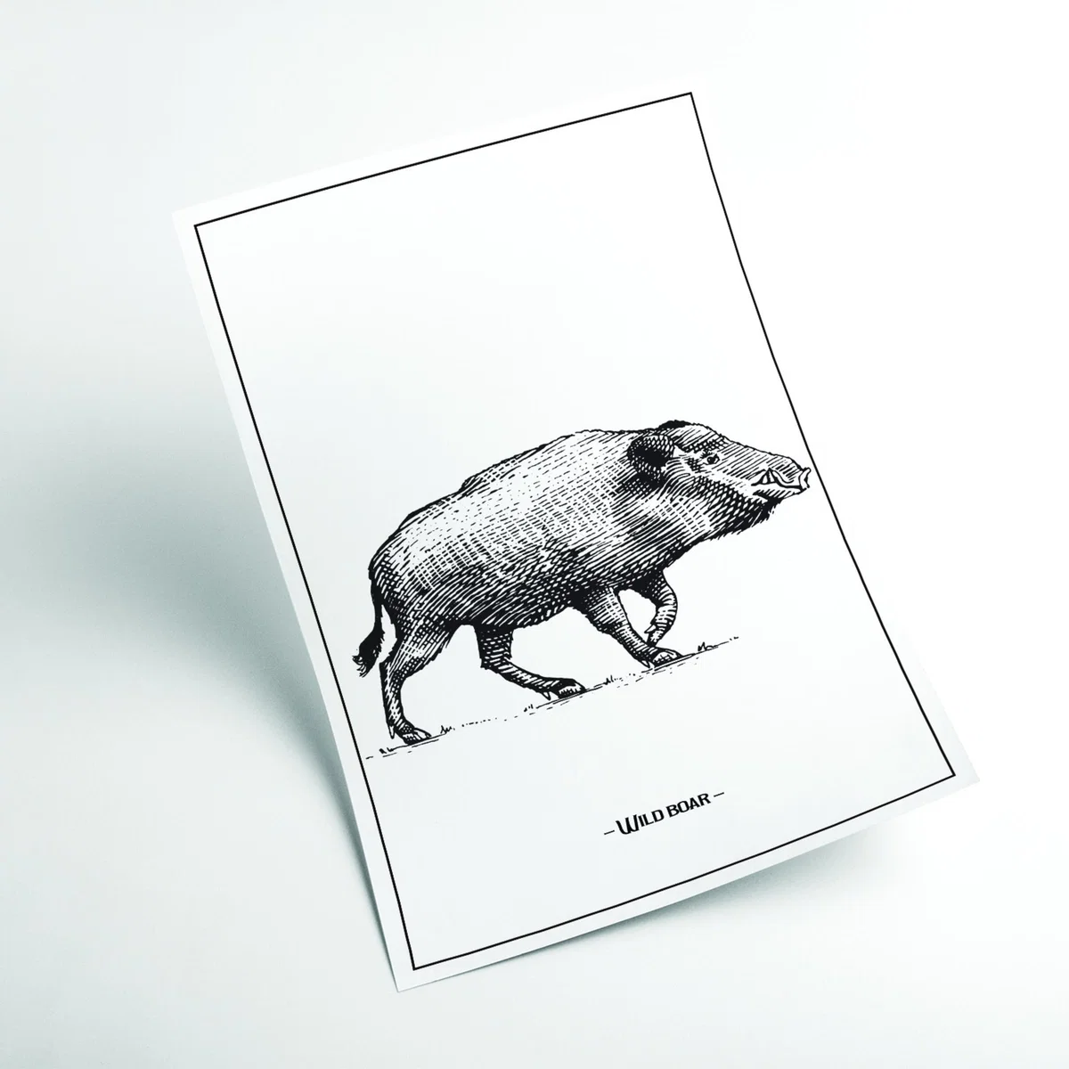 Grey Wild Boar Large Stanley Print House – image 2