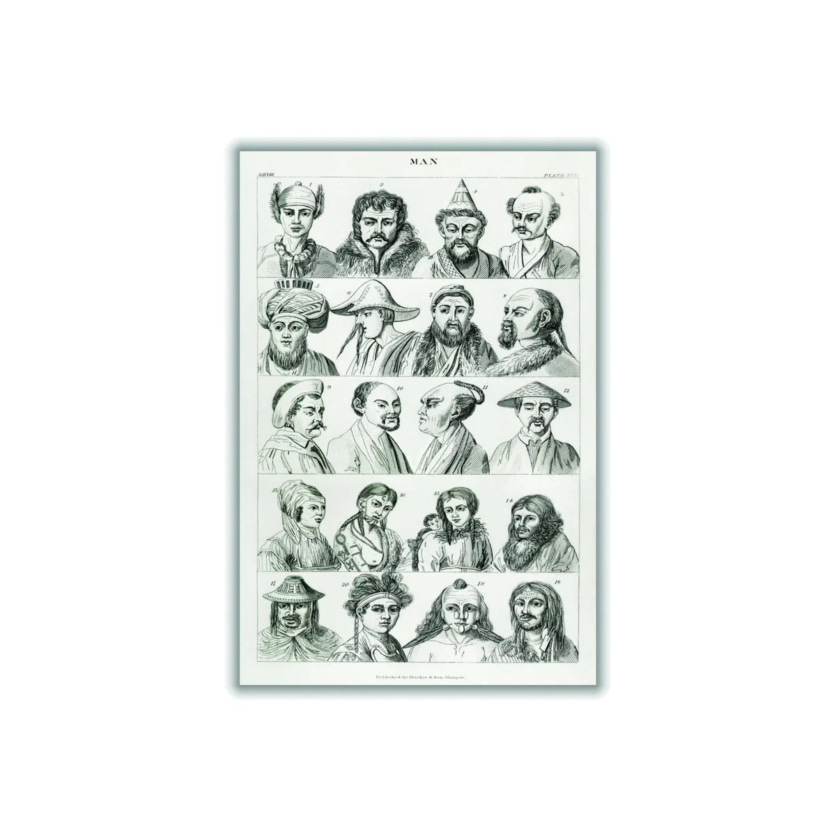 Man I By Oliver Goldsmith Grey Xxs Stanley Print House – image 1